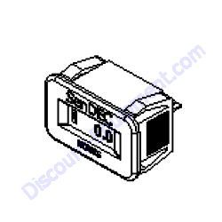 T106193GT HOURMETER DIGITAL RECTANGULAR Terex AL4 Light Tower