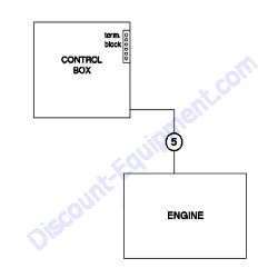 REF #5 - 116822GT WIRE HARNESS PERKINS DC Terex AL4 Light Tower