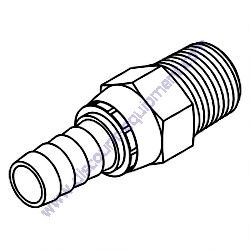 898590GT HOSE FITTING PIPE/BARB Terex AL5 Light Tower