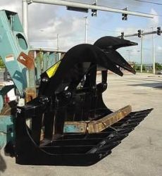 *Grapple Attachments (Root & Bucket) for Reach Forklifts
