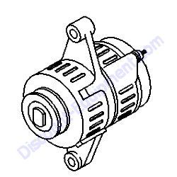 866090GT ALTERNATOR KUBOTA Terex AL5 Light Tower