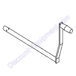 22114420GT WINCH HANDLE WITH TUBE 1 X 29LG Terex AL5 Light Tower