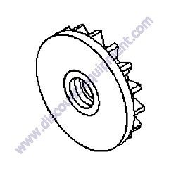 7590GT PINION GEAR AND DISC K-1550 Terex AL5 Light Tower
