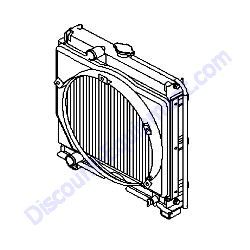 116314GT RADIATOR KUBOTA A-47 Terex AL5 Light Tower