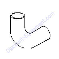 116514GT BOTTOM HOSE KUBOTA D1105 Terex AL5 Light Tower