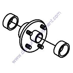 EM941306 HUB ASSEMBLY Stow MS18 Mortar Mixer