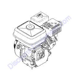 125-4821 Engine Honda GX120 Toro FP-2200 Forward Plate Compactor