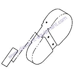 127-2817 (125-4802) Guard Belt Toro FP-2200 Forward Plate Compactor