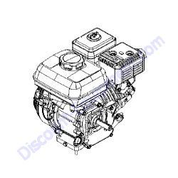 125-4813 ENGINE-HONDA, GX160 Genuine Toro OEM Part