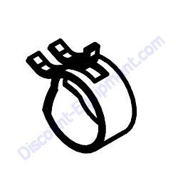 2412-80 CLAMP-HOSE Genuine Toro OEM Part