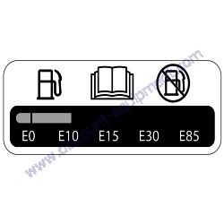 130-8322 DECAL-WARNING, ETHANOL Genuine Toro OEM Part