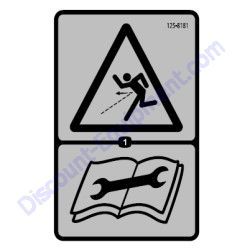 125-8181 Decal Warning Spring Toro VR-2650 Rammer