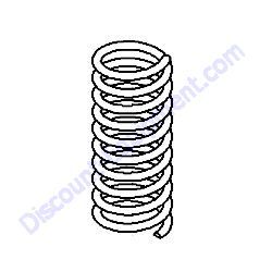 ST50283 SPRING-COMPRESSION, OUTER Genuine Toro OEM Part