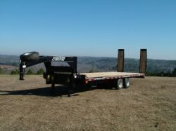 Trailer, 10-Ton, 26', Gooseneck Paver Tilt Electric Brakes (Econoline Multi-Max MG1026PE)MG1026PE