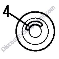 REF #4 - 172A64-03700 LABEL START SWITCH Yanmar SV08-1A Excavator