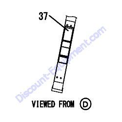 REF #37 - 172446-03652 LABEL VARIABLE US Yanmar SV08-1A Excavator