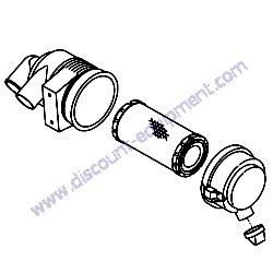 172A20-11550 AIR CLEANER ASSEMBLY Yanmar SV08-1A Excavator