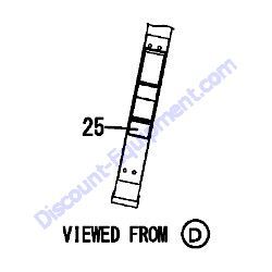 REF #25 - 172446-03660 LABEL GREASING Yanmar SV08-1A Excavator