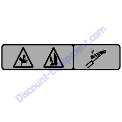 115-4858 DECAL-DANGER Genuine Toro OEM Part