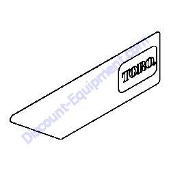 139-7208 DECAL-TUB, LEFT Genuine Toro OEM Part