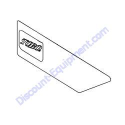 139-7209 DECAL-TUB, RIGHT Genuine Toro OEM Part