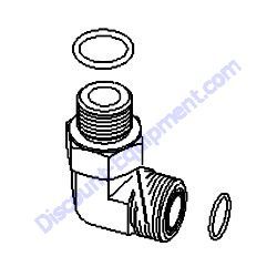 340-142 FITTING-ELBOW, 90 DEG Genuine Toro OEM Part