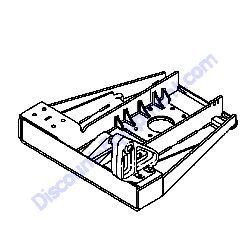 140-2347-03 Top Swivel Plate Assembly Black Toro MB TX-2500S Mud Buggy