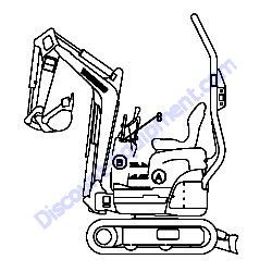 REF #8 - 172183-03280 LABEL LOCK Yanmar SV08-1B Excavator