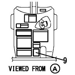 REF #9 - 172137-03300 LABEL TURNING LOCK Yanmar SV08-1B Excavator