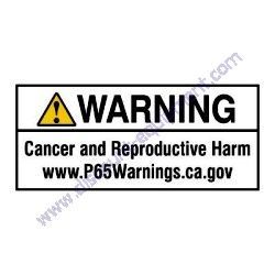 REF #23 - 172B03-03800 LABEL CAL P65 US Yanmar SV08-1B Excavator