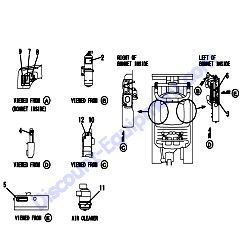 REF #1 - 172B19-08120 LABEL SET IN US Yanmar SV08-1B Excavator