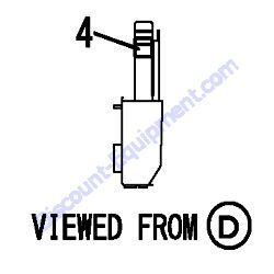 REF #4 - 172463-03290 LABEL HYDRAULIC OIL Yanmar SV08-1B Excavator