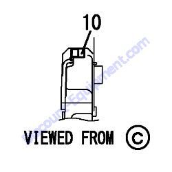 REF #10 - 172437-03501 LABEL FUEL Yanmar SV08-1B Excavator