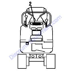 REF #2 - 172A82-03160 LABEL FRONT EMBLEM Yanmar SV08-1B Excavator