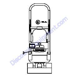 REF #3 - 172A82-03170 LABEL REAR EMBLEM Yanmar SV08-1B Excavator