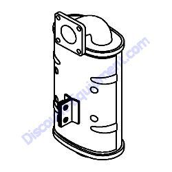 172A20-11310 SILENCER ASSEMBLY Yanmar SV08-1B Excavator