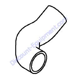 172A20-11510 HOSE A AIR CLEANER Yanmar SV08-1B Excavator
