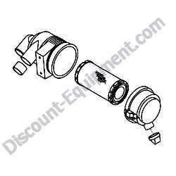 172A20-11550 AIR CLEANER ASSEMBLY Yanmar SV08-1B Excavator