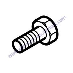 26116-080254 BOLT M8X25 PLATED Yanmar SV08-1B Excavator