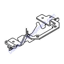 172A82-13160 PLATE ASSEMBLY A Yanmar SV08-1B Excavator