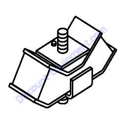 172447-13260 ABSORBER SHOCK 290K Yanmar SV08-1B Excavator