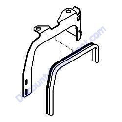 172A20-13301 RADIATOR MOUNT Yanmar SV08-1B Excavator