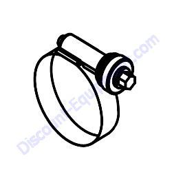 23001-025000 CLAMP HOSE 25 Yanmar SV08-1B Excavator