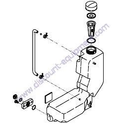 172A29-14100 FUEL TANK ASSEMBLY Yanmar SV08-1B Excavator