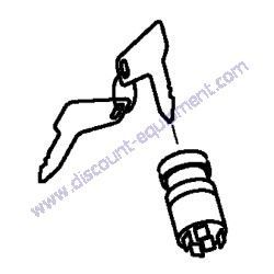 172524-17011 STARTER SWITCH ASSEMBLY Yanmar SV08-1B Excavator