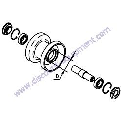 172A82-37300 LOWER ROLLER ASSEMBLY Yanmar SV08-1B Excavator