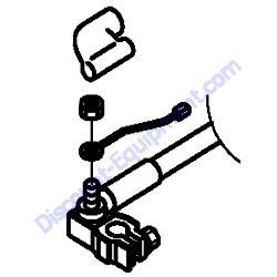 172446-16111 BATTERY+ CORD ASSEMBLY Yanmar SV08-1B Excavator