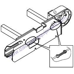 172A20-50750 CRAWLER L FRAME ASSEMBLY Yanmar SV08-1B Excavator