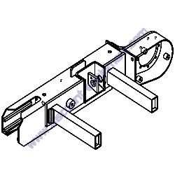 172A20-50500-1 FRAME CRAWLER Yanmar SV08-1B Excavator