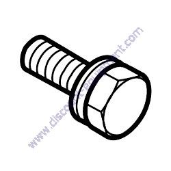 26013-100162 BOLT SPRING M10X16 Yanmar SV08-1B Excavator (PACK OF 10)
